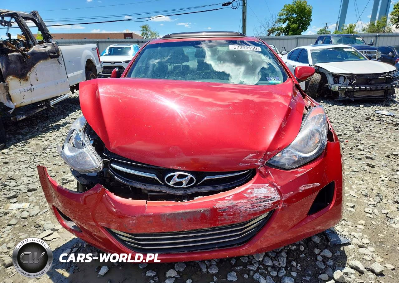 2012 Hyundai Elantra Limited VIN:KMHDH4AE7CU324373 - 5