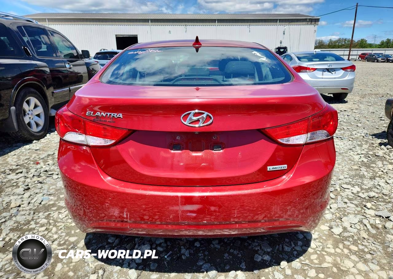2012 Hyundai Elantra Limited VIN:KMHDH4AE7CU324373 - 6