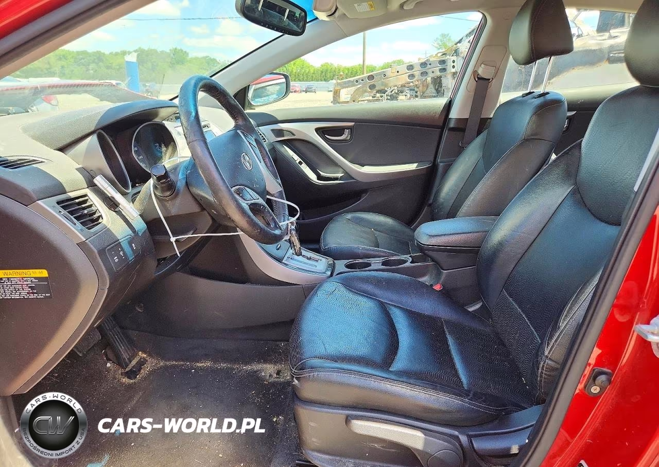 2012 Hyundai Elantra Limited VIN:KMHDH4AE7CU324373 - 7
