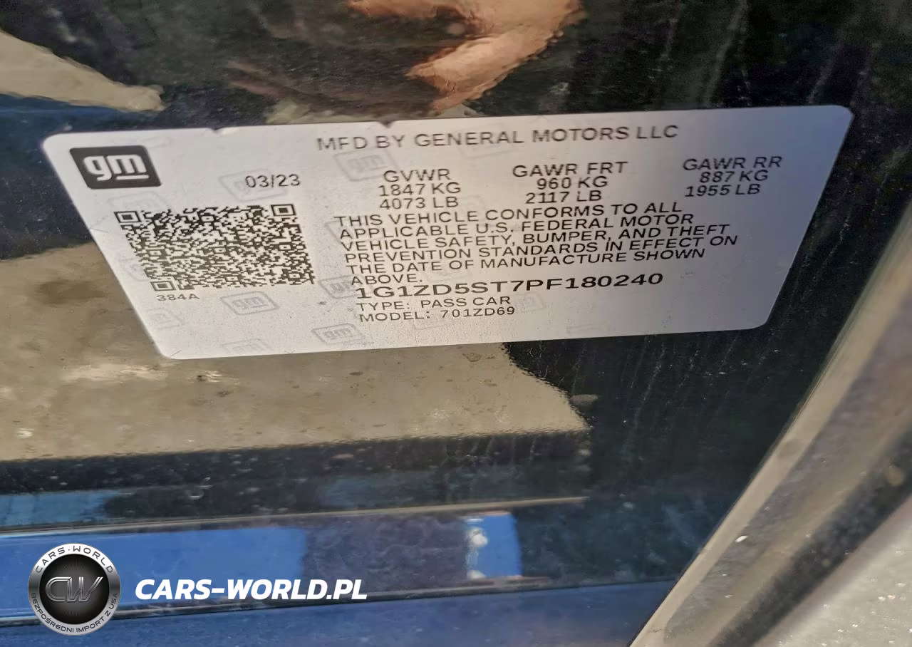 2023 Chevrolet Malibu Lt VIN:1G1ZD5ST7PF180240 - 12