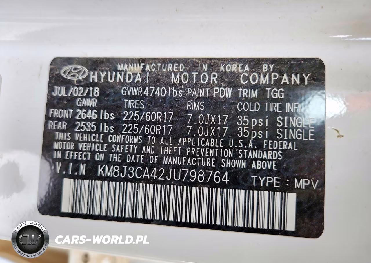 2018 Hyundai Tucson Sel VIN:KM8J3CA42JU798764 - 12