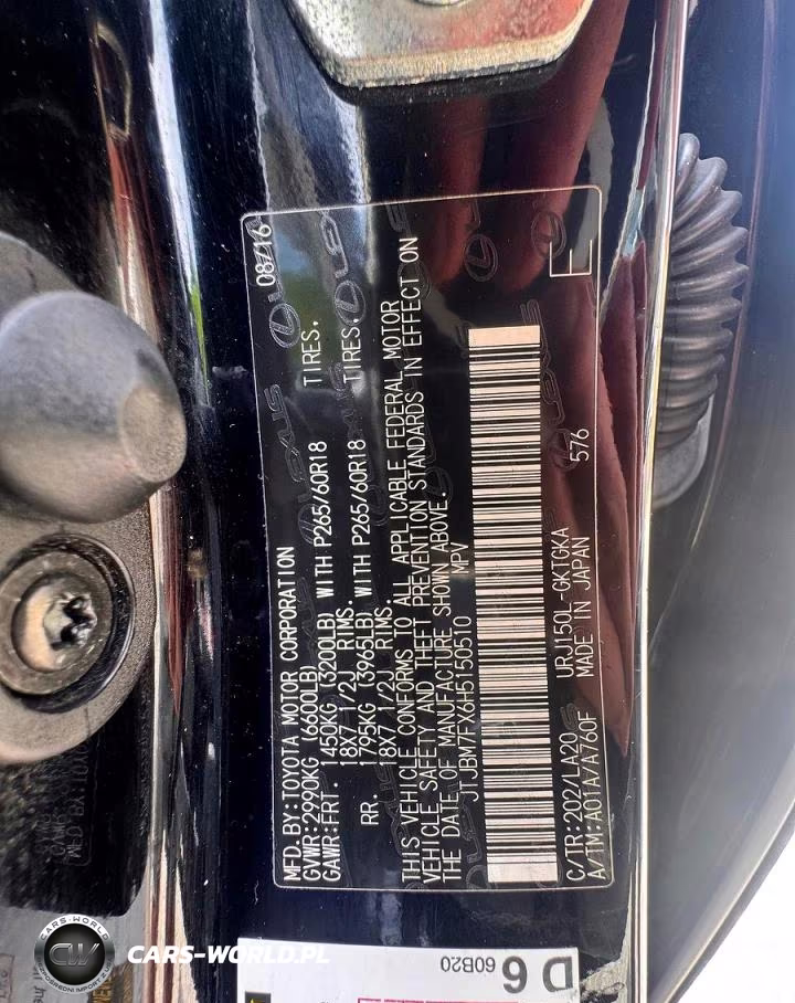 2017 Lexus Gx 460 VIN:JTJBM7FX6H5150510 - 10