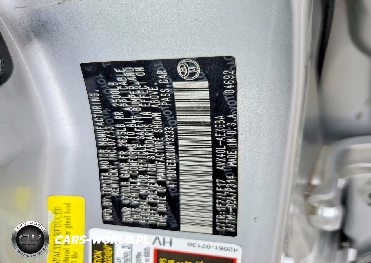 2013 Toyota Avalon Hybrid Xle Touring VIN:4T1BD1EBXDU013233 - 12