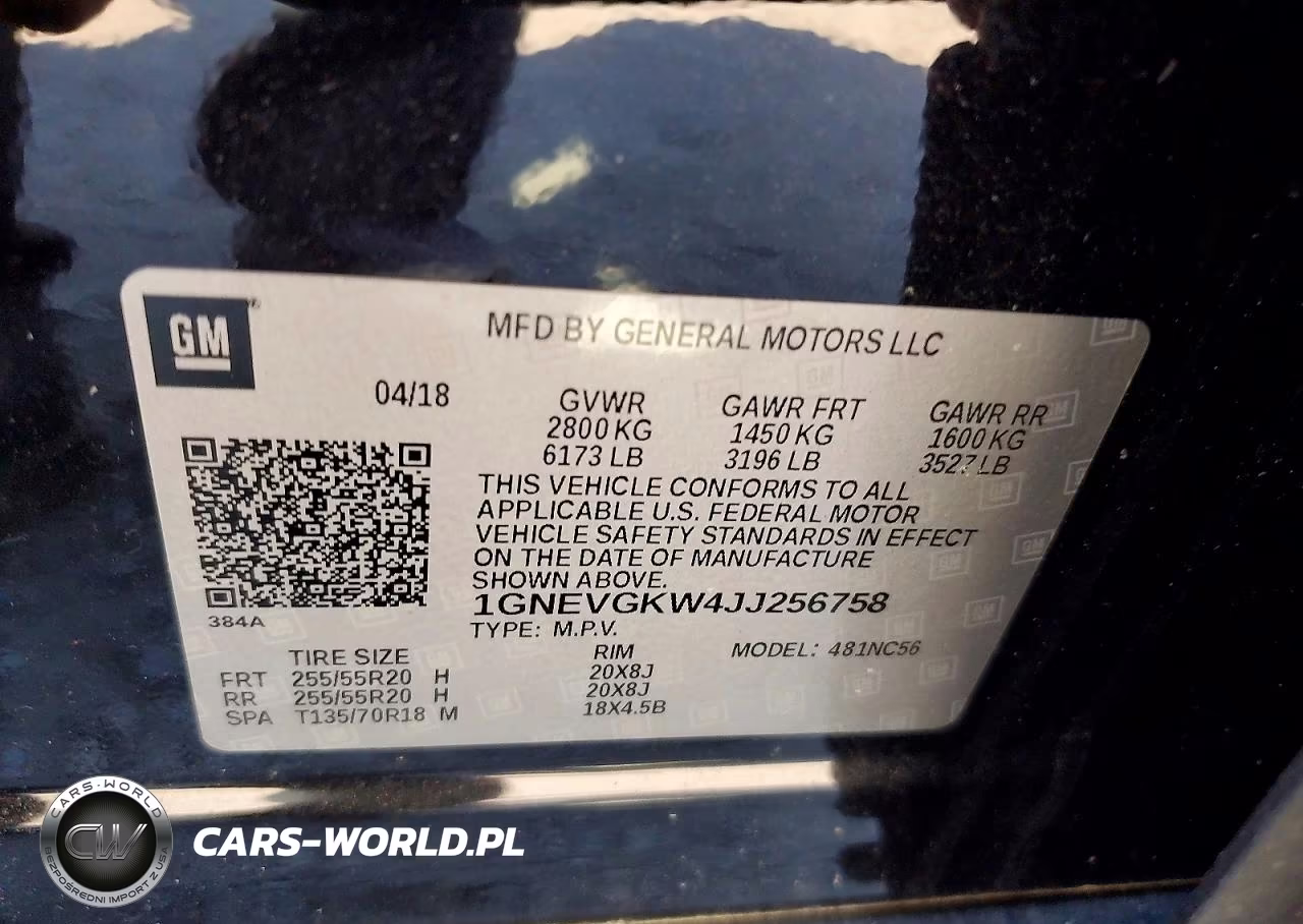 2018 Chevrolet Traverse Lt VIN:1GNEVGKW4JJ256758 - 12