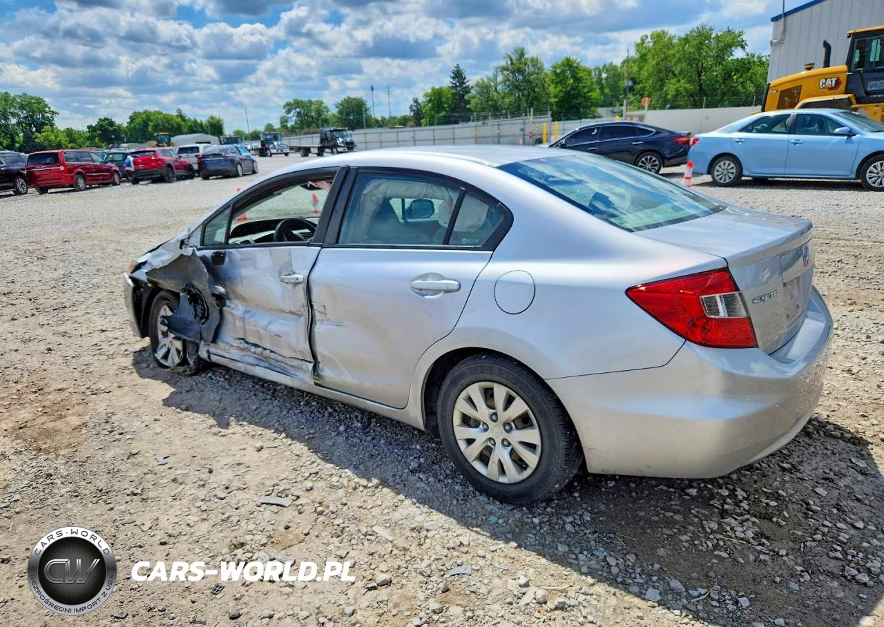2012 Honda Civic Lx VIN:19XFB2F58CE077942 - 2