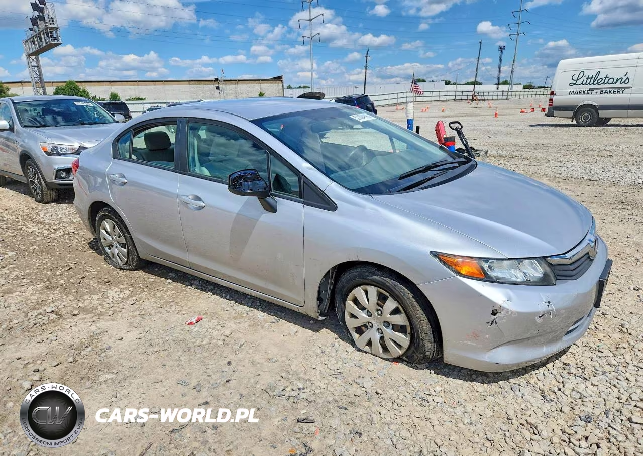 2012 Honda Civic Lx VIN:19XFB2F58CE077942 - 4