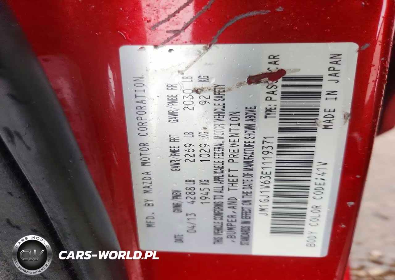 2014 Mazda 6 Touring VIN:JM1GJ1V63E1119371 - 12