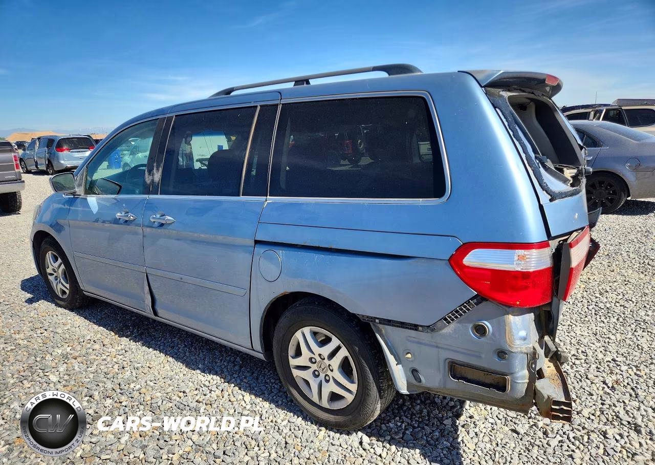 2007 Honda Odyssey Exl VIN:5FNRL38647B103202 - 2