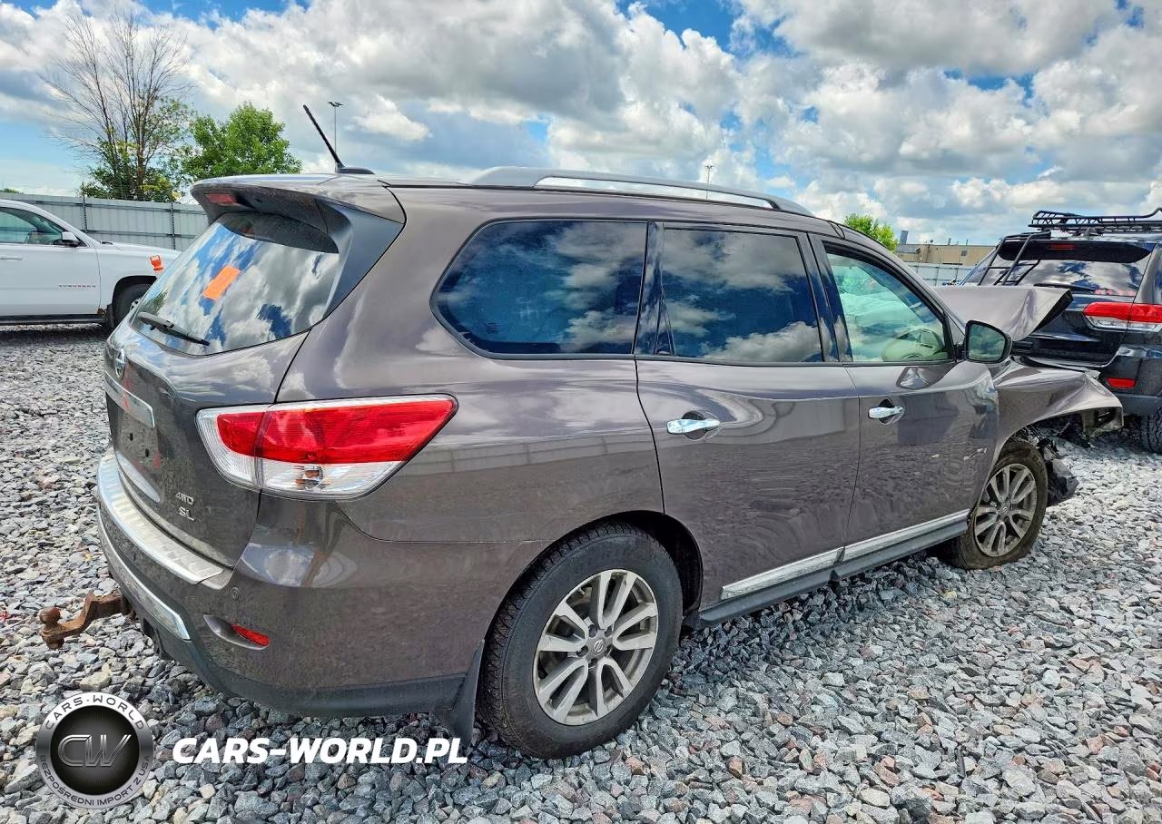2015 Nissan Pathfinder Sl VIN:5N1AR2MM4FC622039 - 3