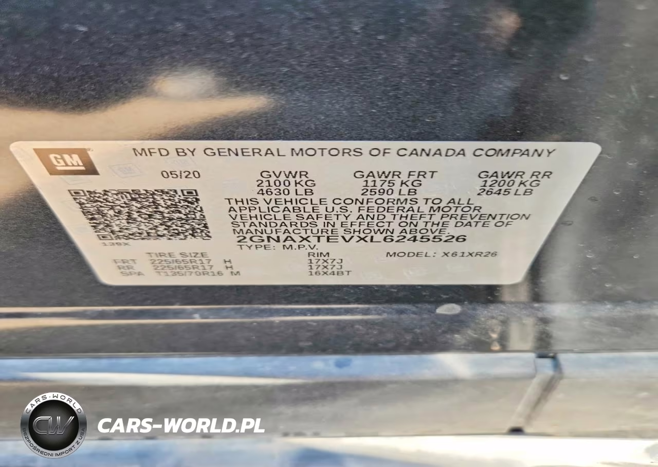 2020 Chevrolet Equinox Lt VIN:2GNAXTEVXL6245526 - 12