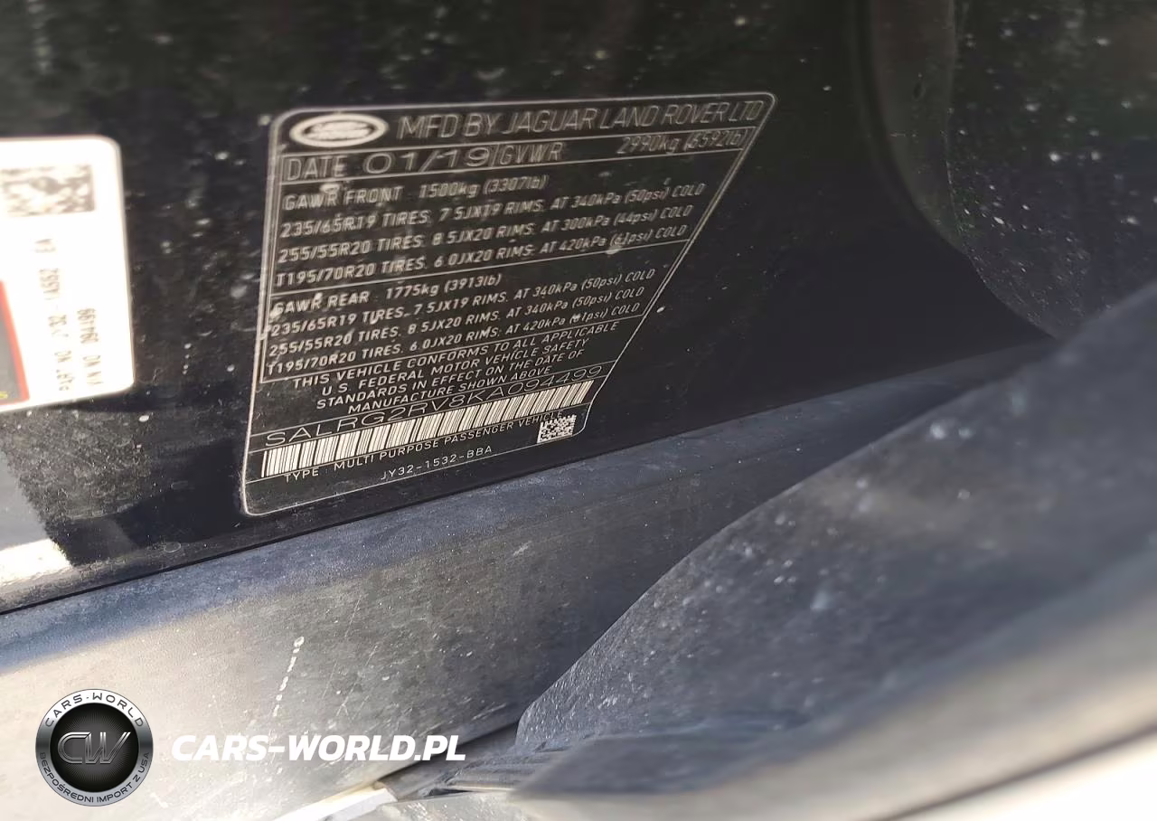 2019 Land Rover Discovery Se VIN:SALRG2RV8KA094499 - 13