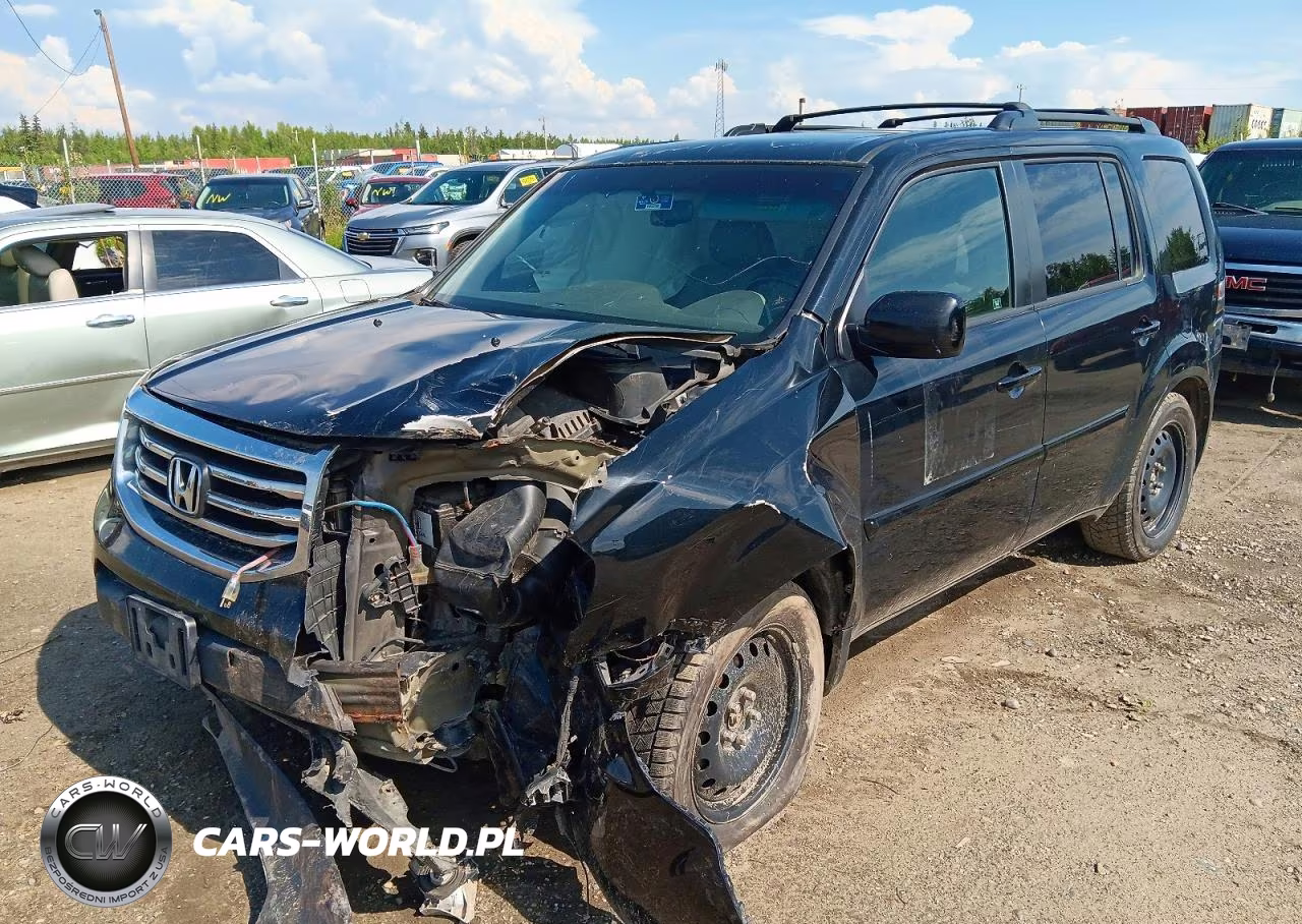 2012 Honda Pilot Exl VIN:5FNYF4H50CB033076 - 1