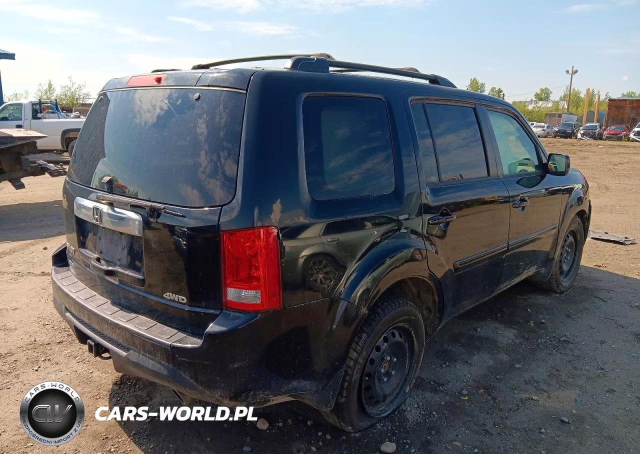 2012 Honda Pilot Exl VIN:5FNYF4H50CB033076 - 3
