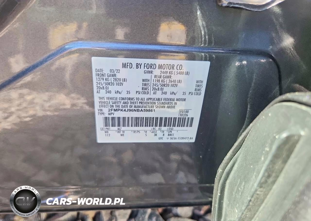 2022 Ford Edge Sel VIN:2FMPK4J96NBA59861 - 14