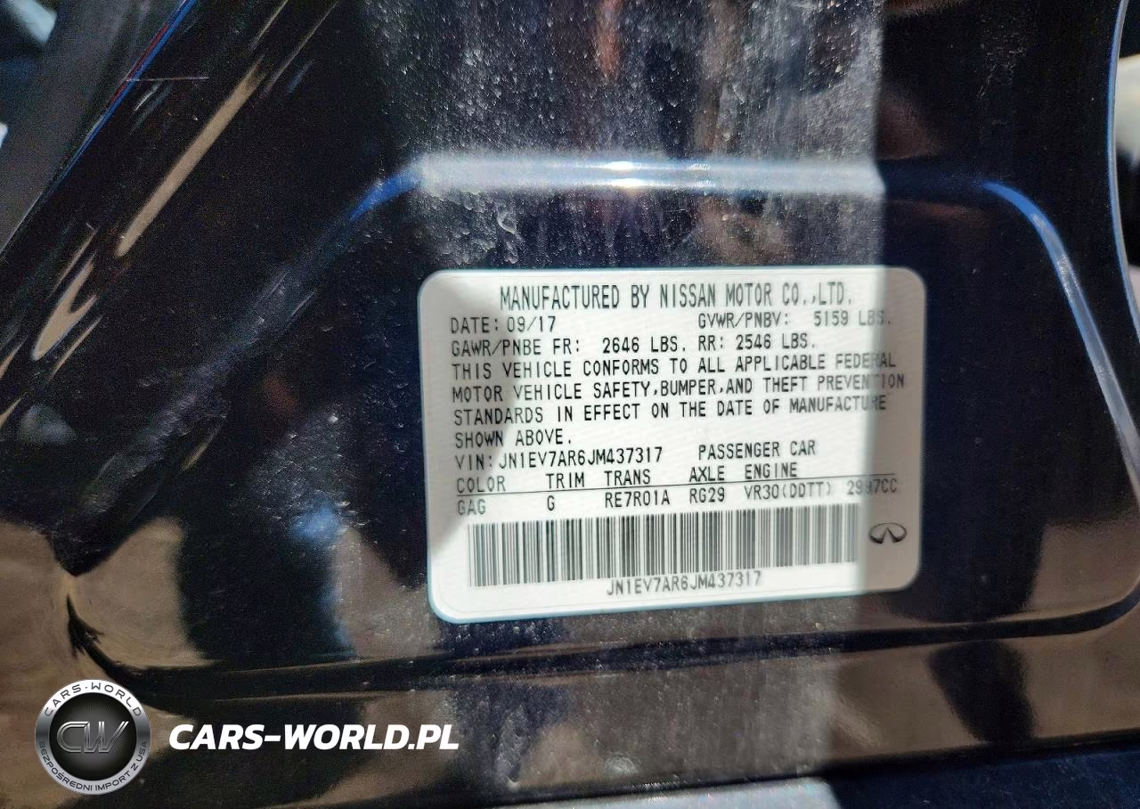 2018 Infiniti Q50 3.0T Luxe VIN:JN1EV7AR6JM437317 - 12