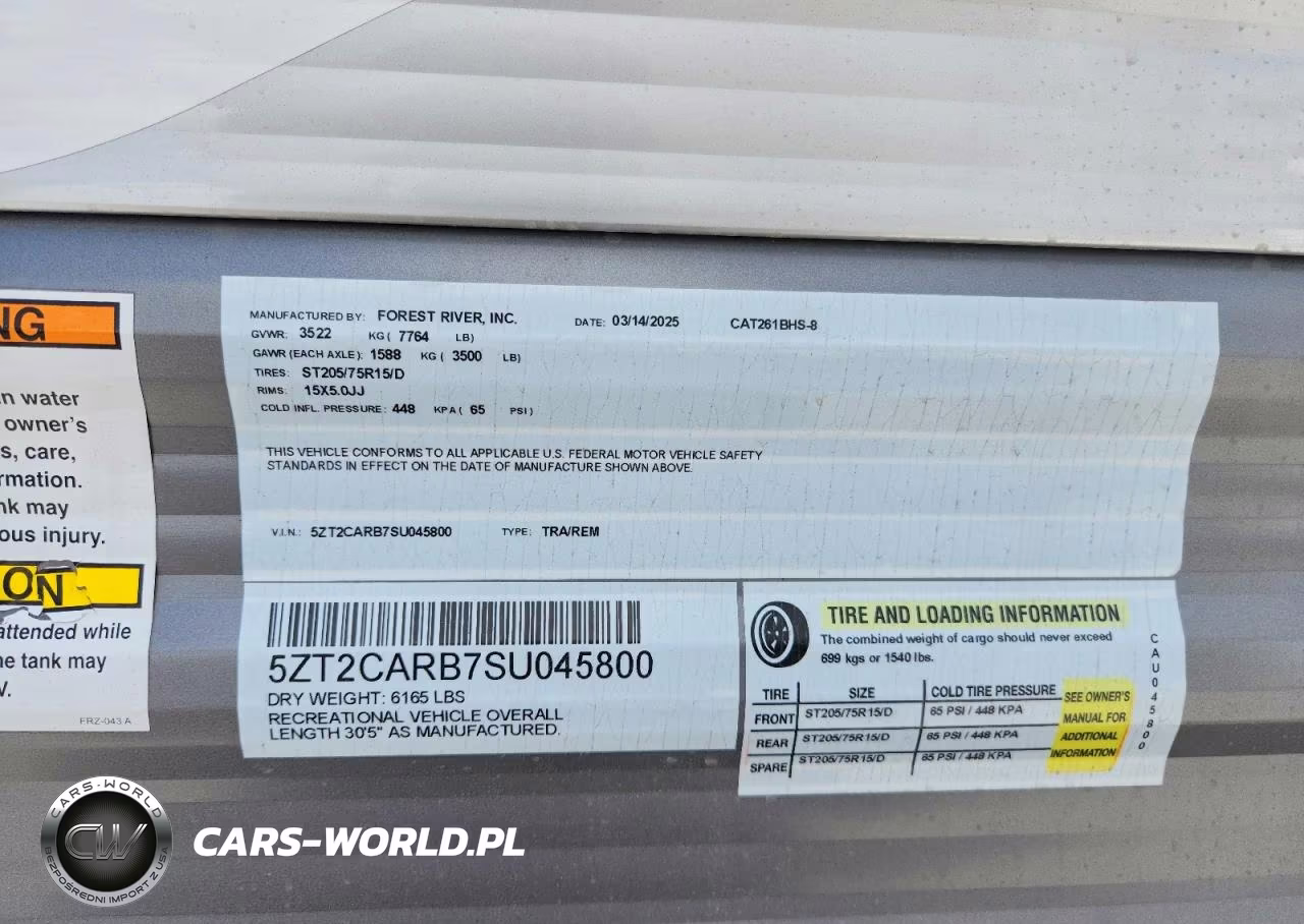 2025 Catalina Unknown VIN:5ZT2CARB7SU045800 - 10