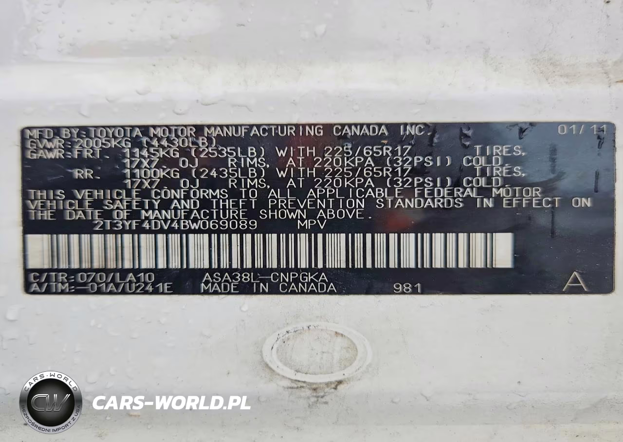 2011 Toyota Rav4 Limited VIN:2T3YF4DV4BW069089 - 13