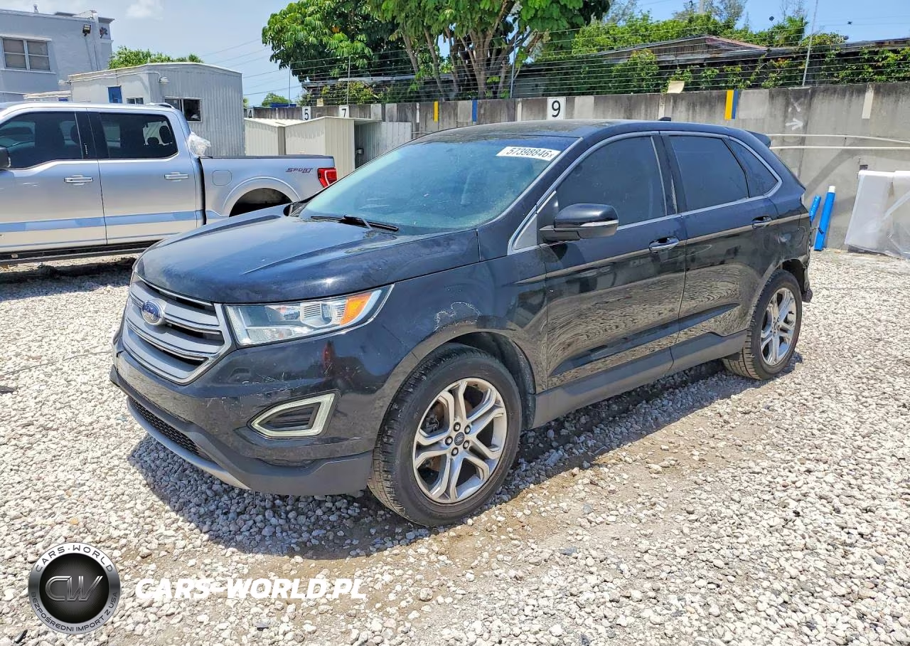 2017 Ford Edge Titanium VIN:2FMPK3K97HBB52644 - 1