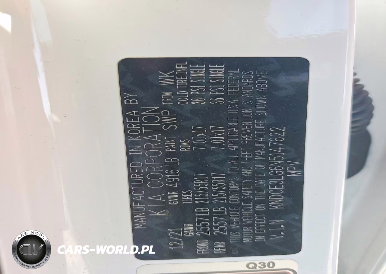 2022 Kia Niro Ex Premium VIN:KNDCE3LG6N5147622 - 12