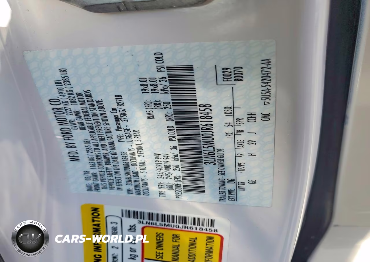 2018 Lincoln Mkz Hybrid Reserve VIN:3LN6L5MU0JR618458 - 12