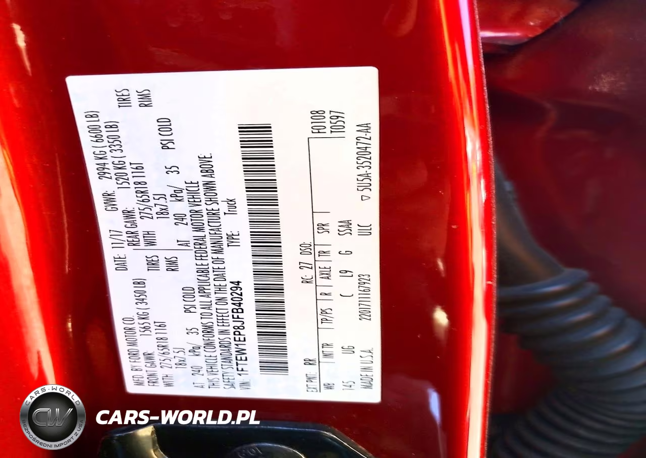 2018 Ford F150 Supercrew VIN:1FTEW1EP8JFB40294 - 12