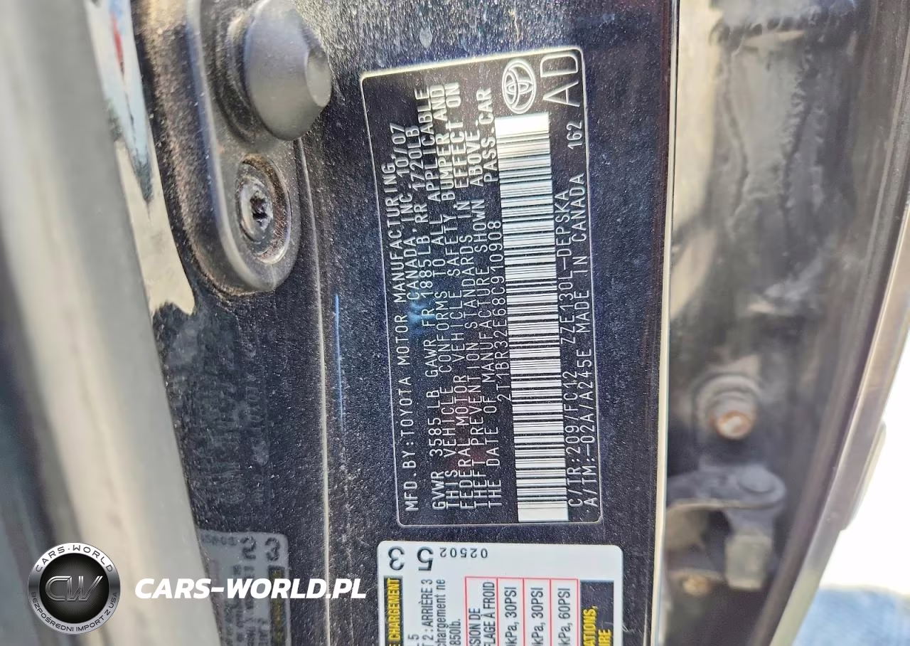 2008 Toyota Corolla S VIN:2T1BR32E68C910908 - 12