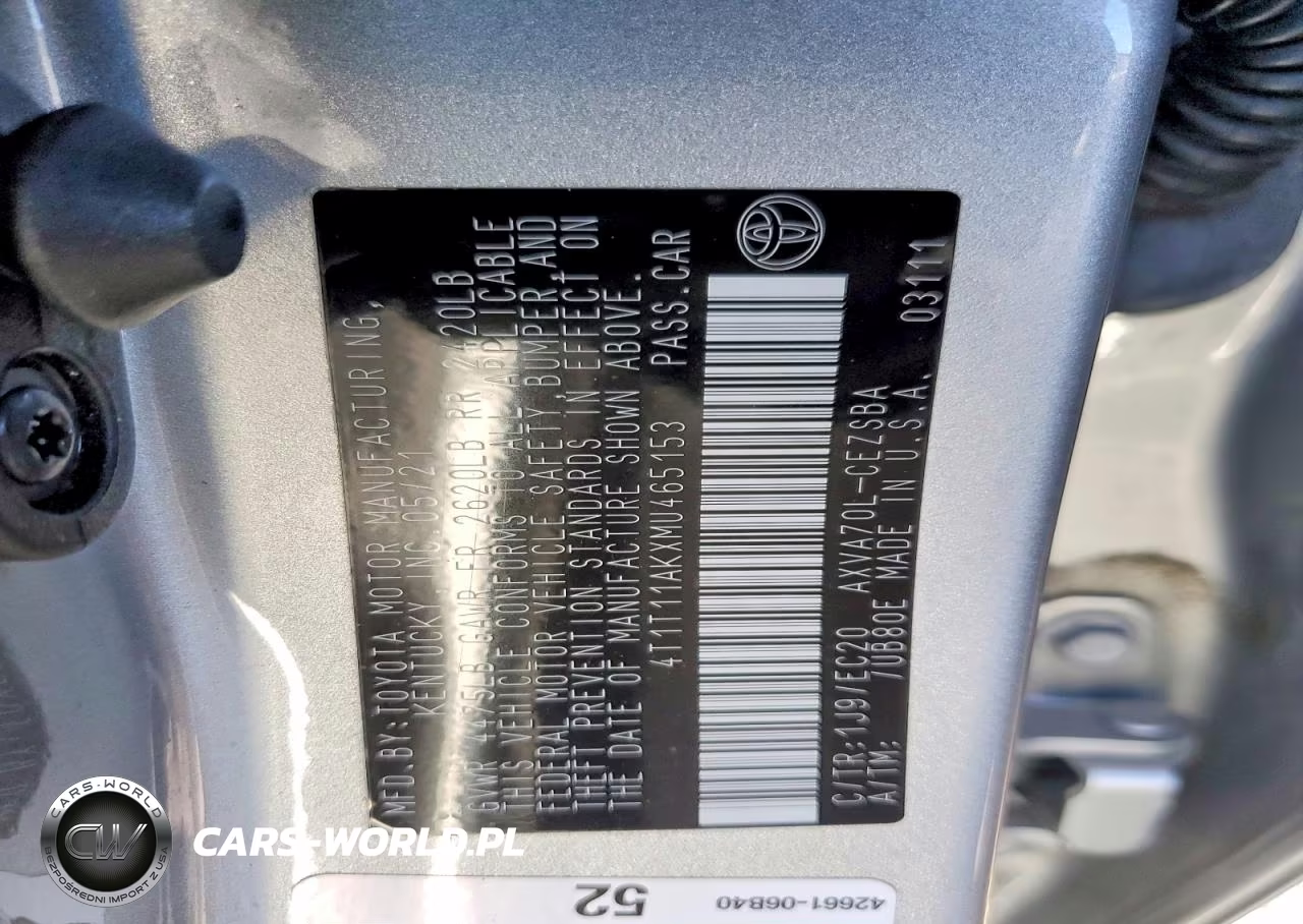 2021 Toyota Camry Se Nightshade VIN:4T1T11AKXMU465153 - 12