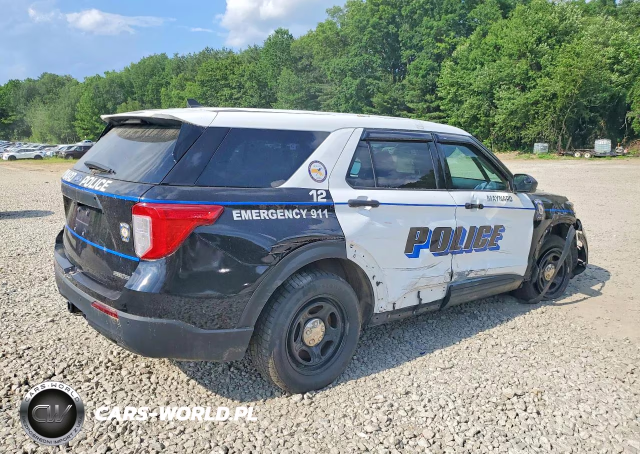 2022 Ford Explorer Police Interceptor VIN:1FM5K8AW6NNA11799 - 3