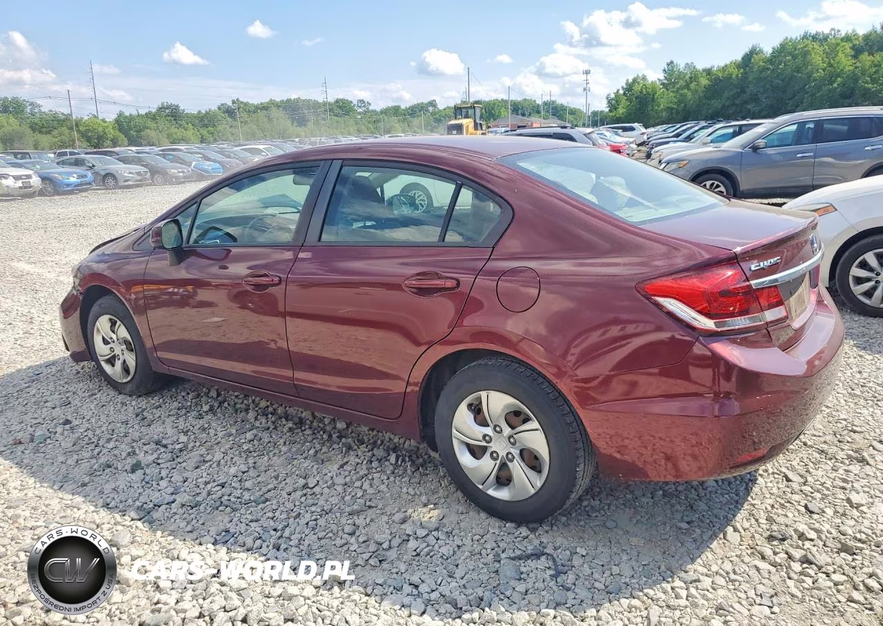 2013 Honda Civic Lx VIN:2HGFB2F54DH535953 - 2