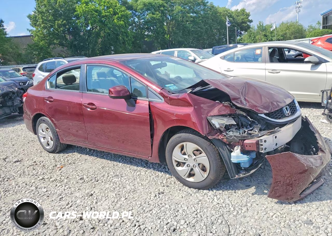 2013 Honda Civic Lx VIN:2HGFB2F54DH535953 - 4