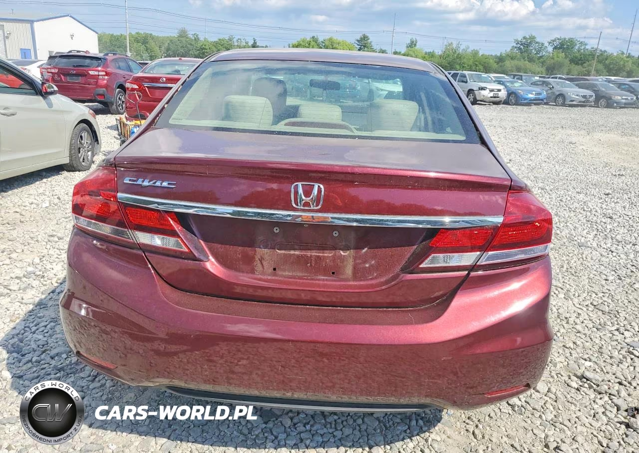 2013 Honda Civic Lx VIN:2HGFB2F54DH535953 - 6