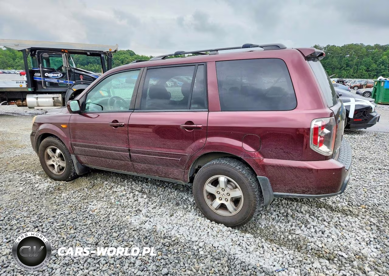 2007 Honda Pilot Exl VIN:5FNYF28647B025727 - 2