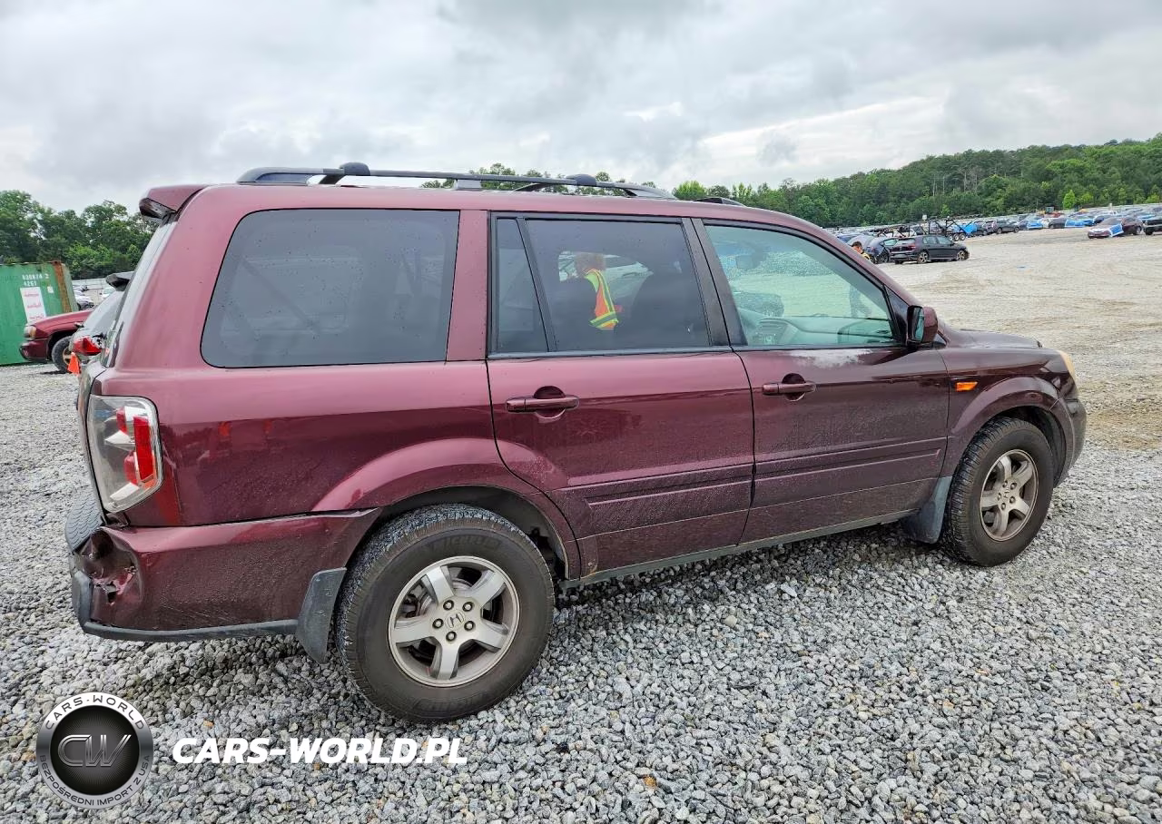 2007 Honda Pilot Exl VIN:5FNYF28647B025727 - 3