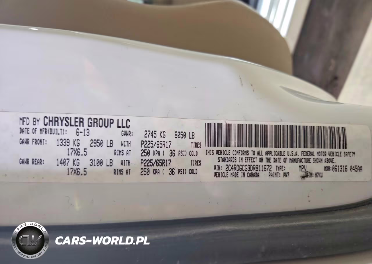 2013 Dodge Grand Caravan Sxt VIN:2C4RDGCG3DR811672 - 13