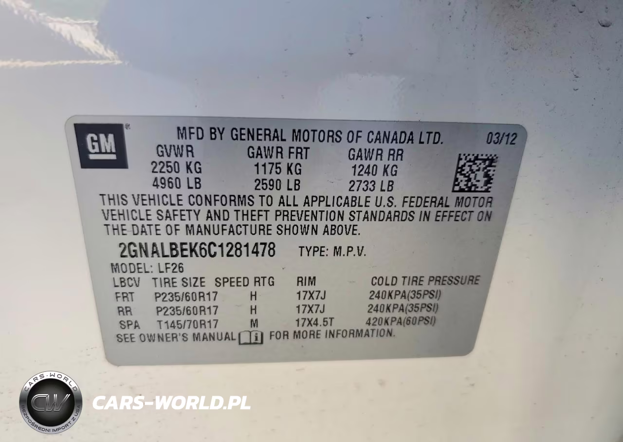 2012 Chevrolet Equinox Ls VIN:2GNALBEK6C1281478 - 13