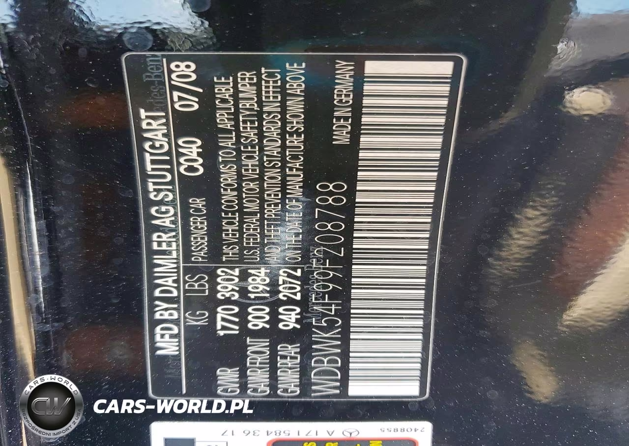 2009 Mercedes-Benz Slk 300 VIN:WDBWK54F99F208788 - 13