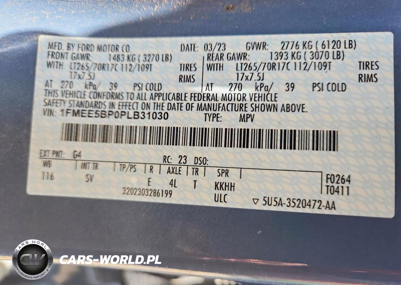 2023 Ford Bronco Base VIN:1FMEE5BP0PLB31030 - 13