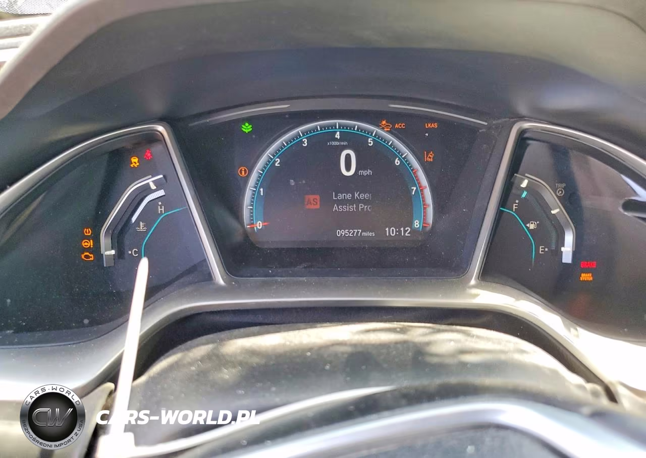 2020 Honda Civic Ex VIN:19XFC1F32LE009500 - 9