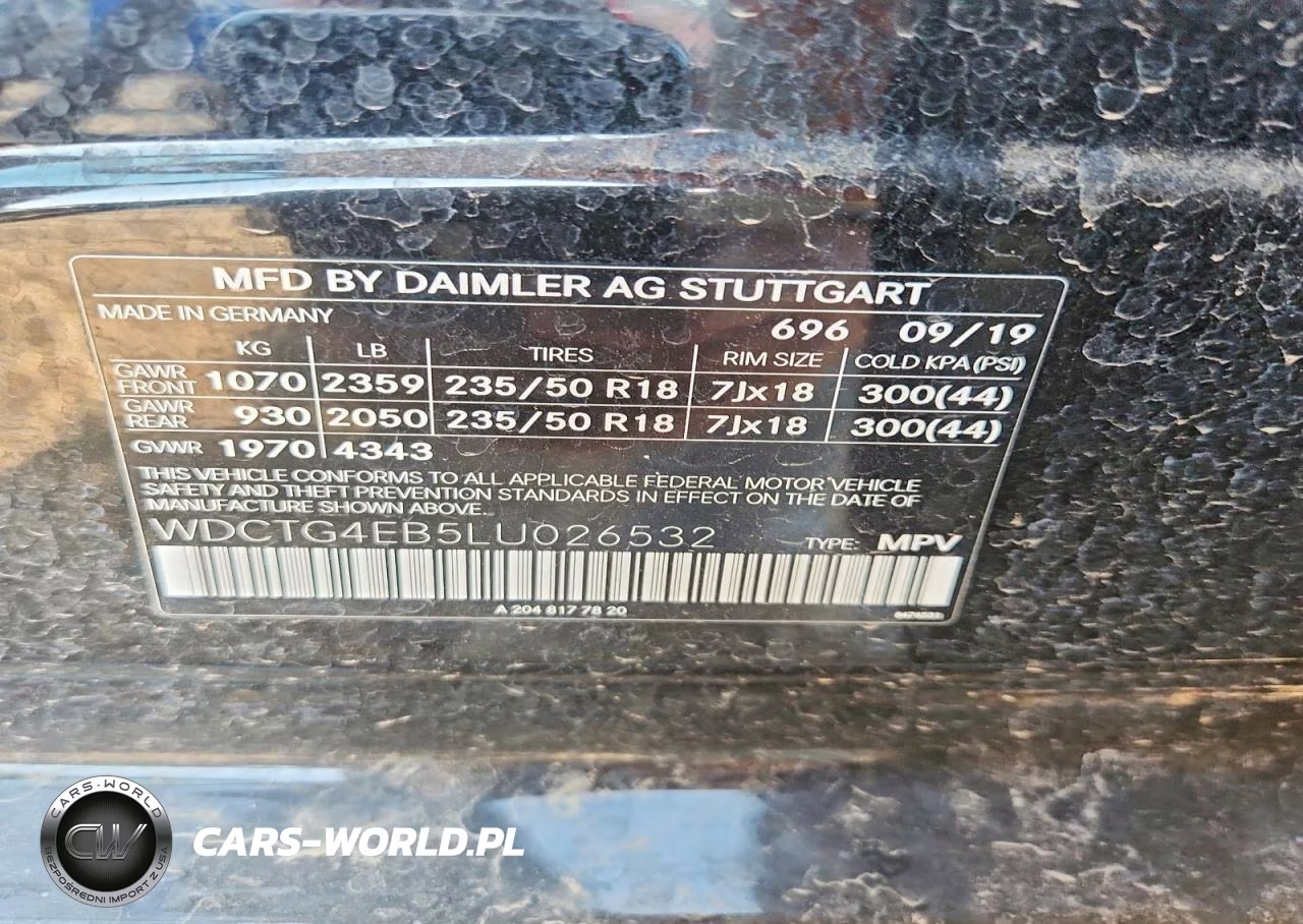 2020 Mercedes-Benz Gla 250 VIN:WDCTG4EB5LU026532 - 12