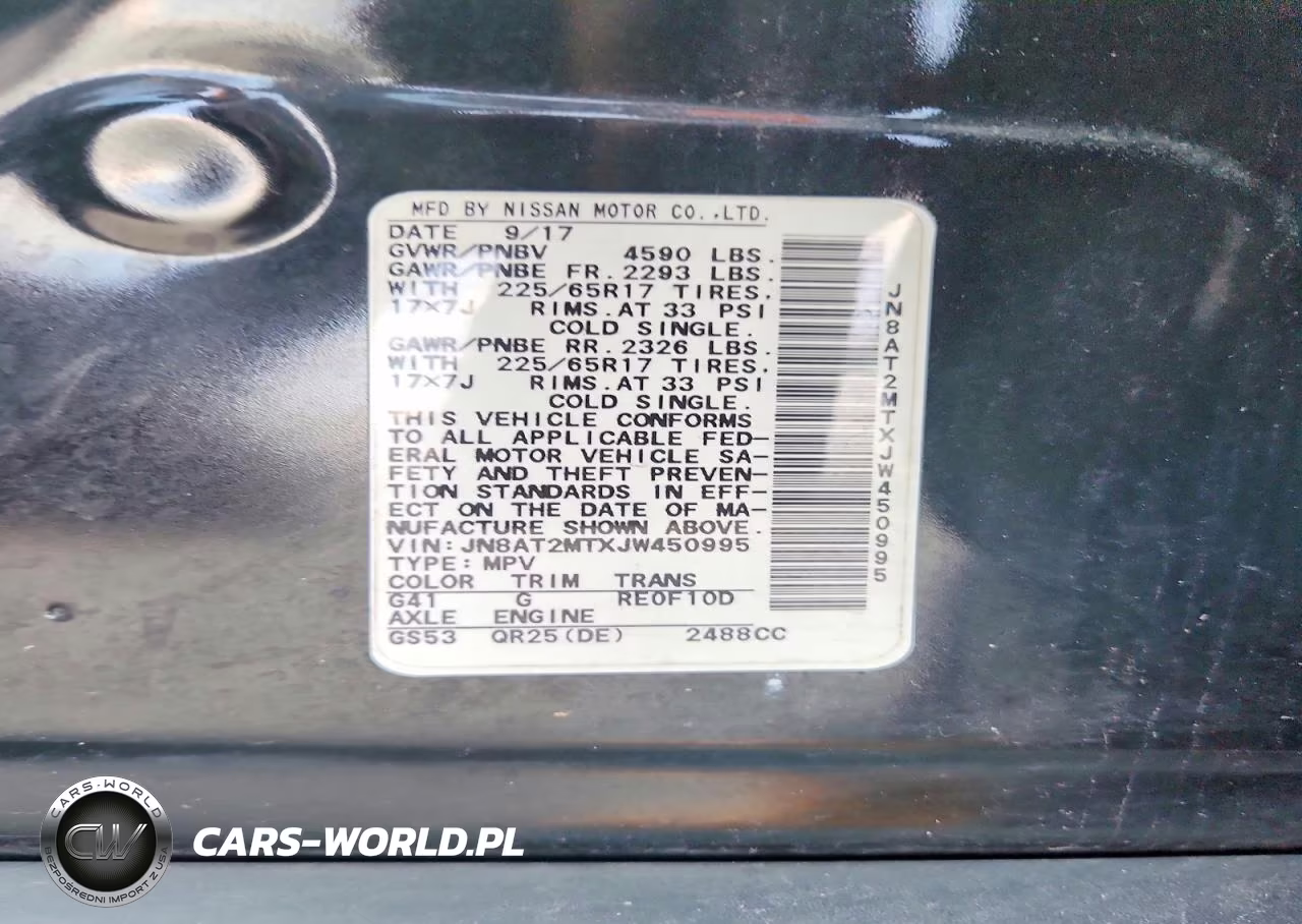 2018 Nissan Rogue Sv VIN:JN8AT2MTXJW450995 - 14