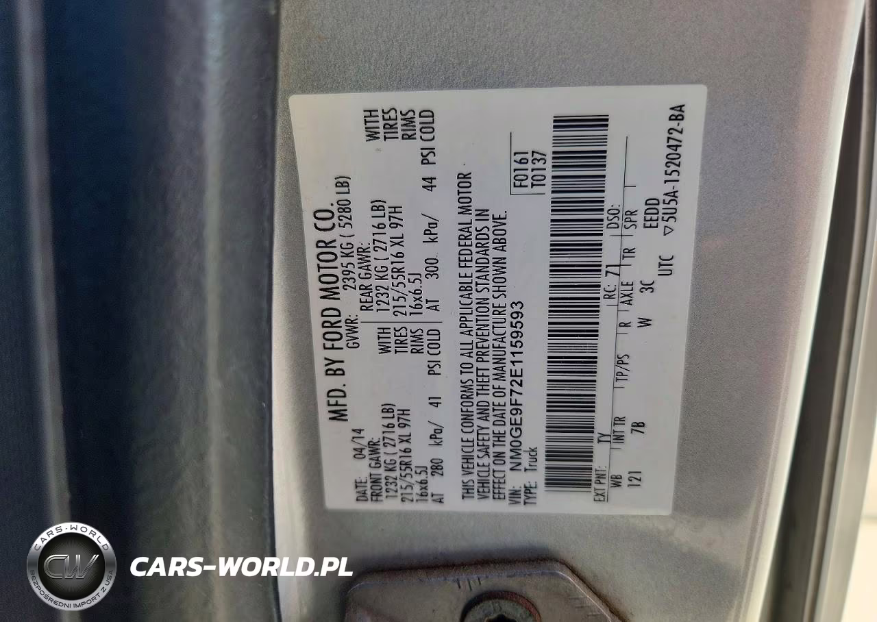 2014 Ford Transit Connect Xlt VIN:NM0GE9F72E1159593 - 13