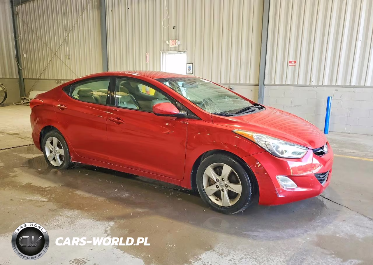 2012 Hyundai Elantra Gls VIN:KMHDH4AE0CU470419 - 4