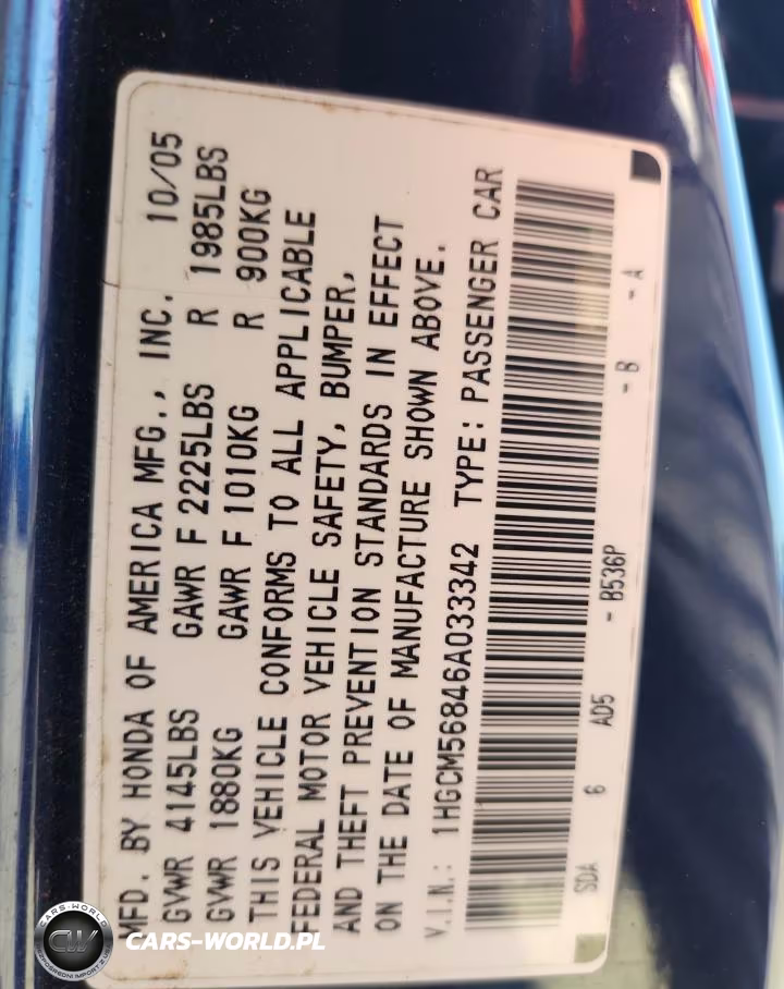 2006 Honda Accord Ex VIN:1HGCM56846A033342 - 13