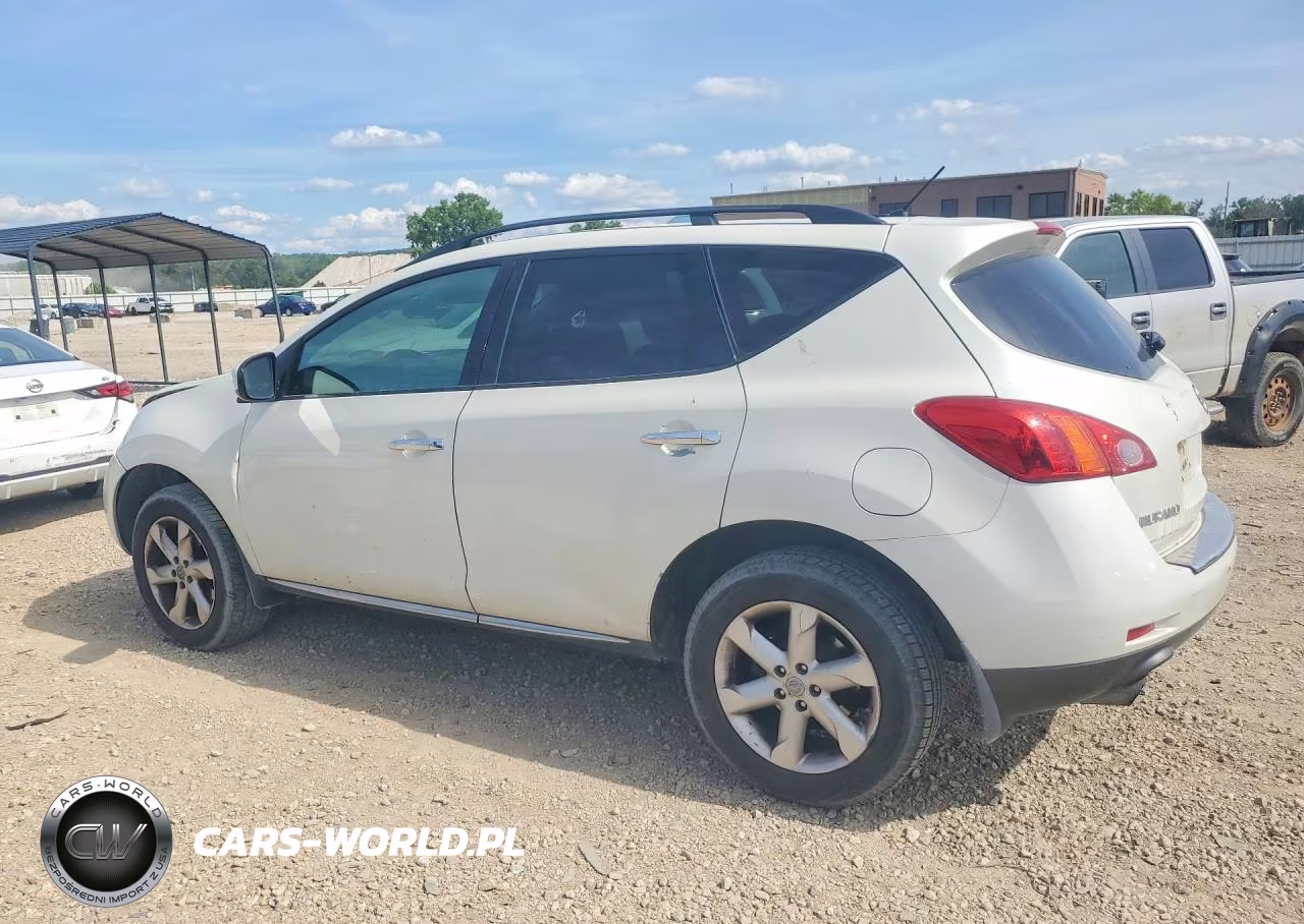 2009 Nissan Murano S VIN:JN8AZ18W89W134021 - 2