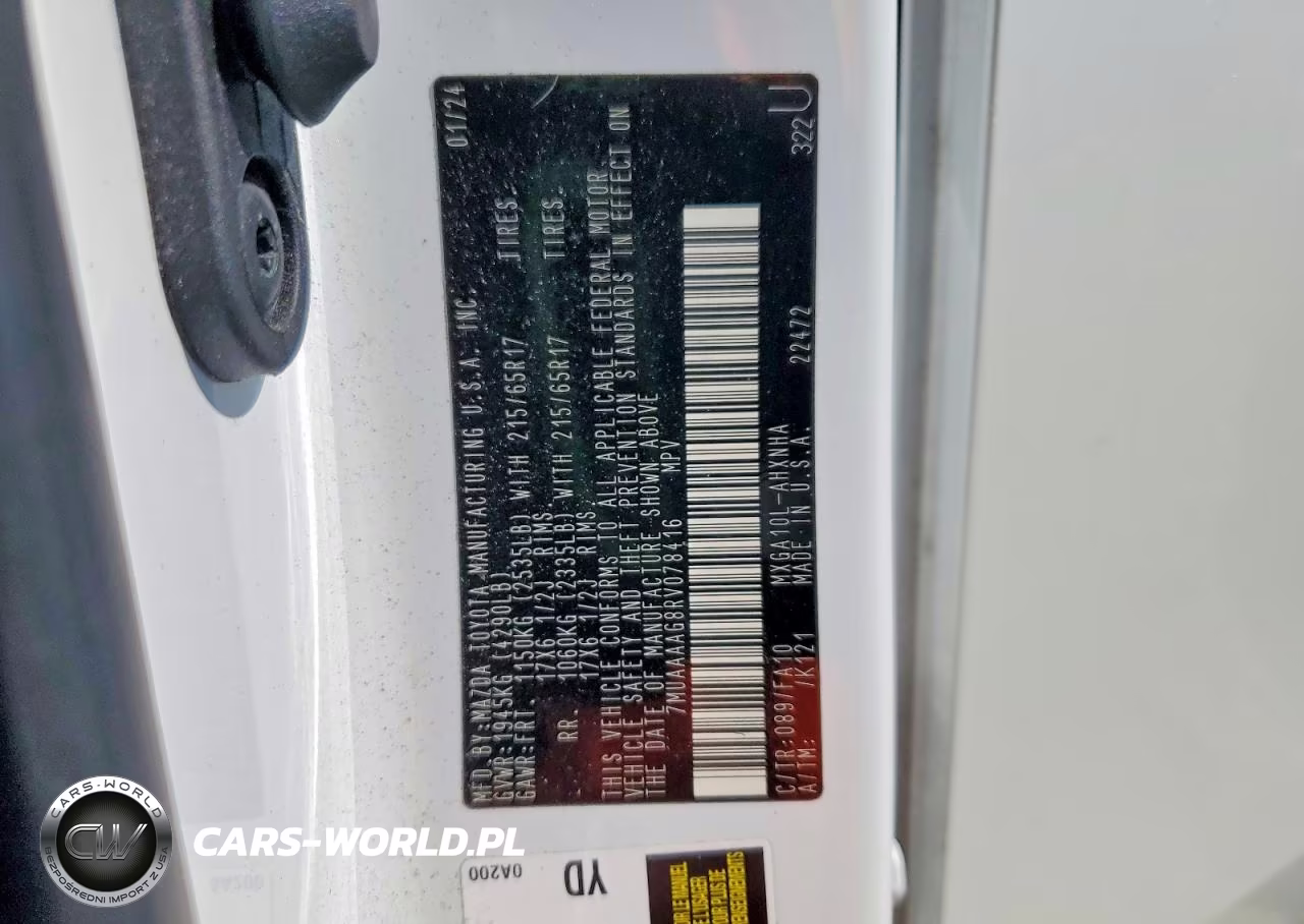 2024 Toyota Corolla Cross L VIN:7MUAAAAG8RV078416 - 13
