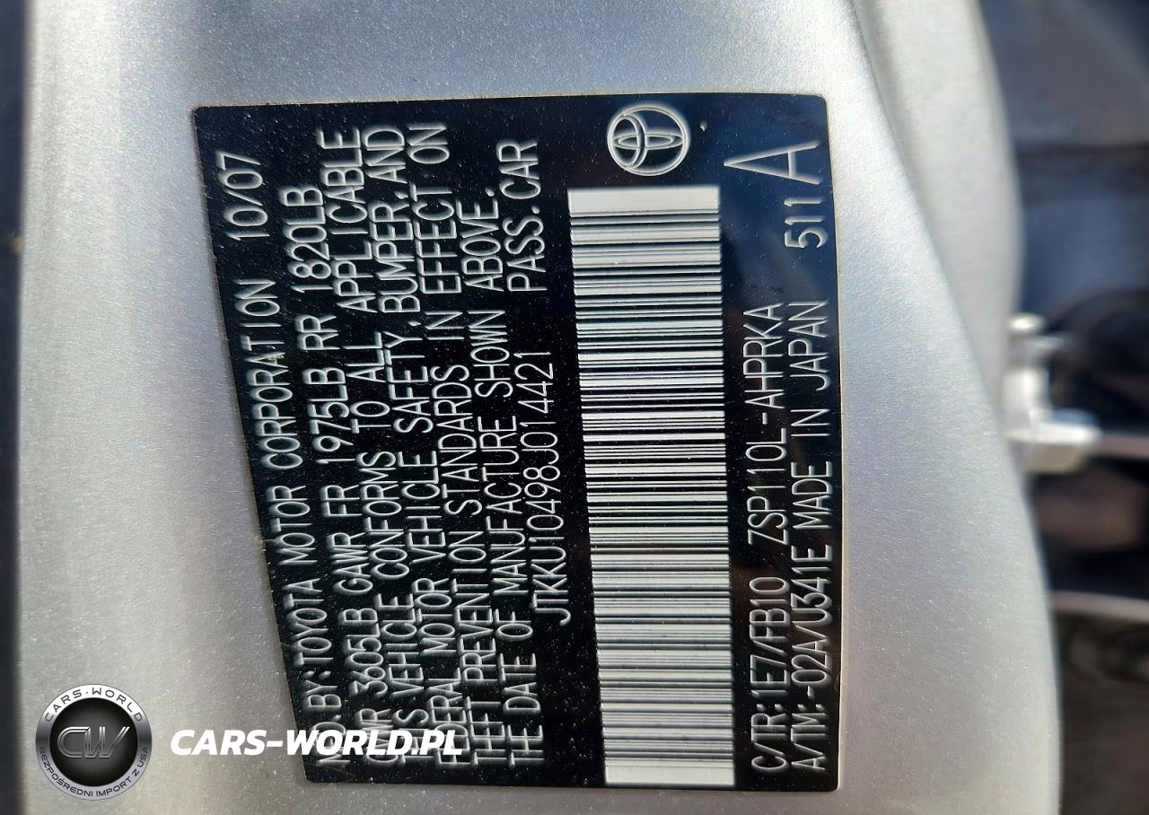 2008 Scion Xd Base VIN:JTKKU10498J014421 - 13