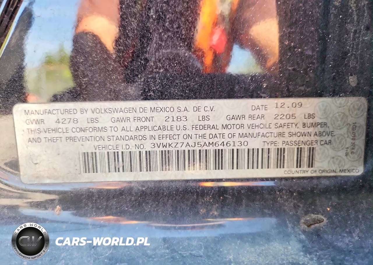 2010 Volkswagen Jetta S VIN:3VWKZ7AJ5AM646130 - 13