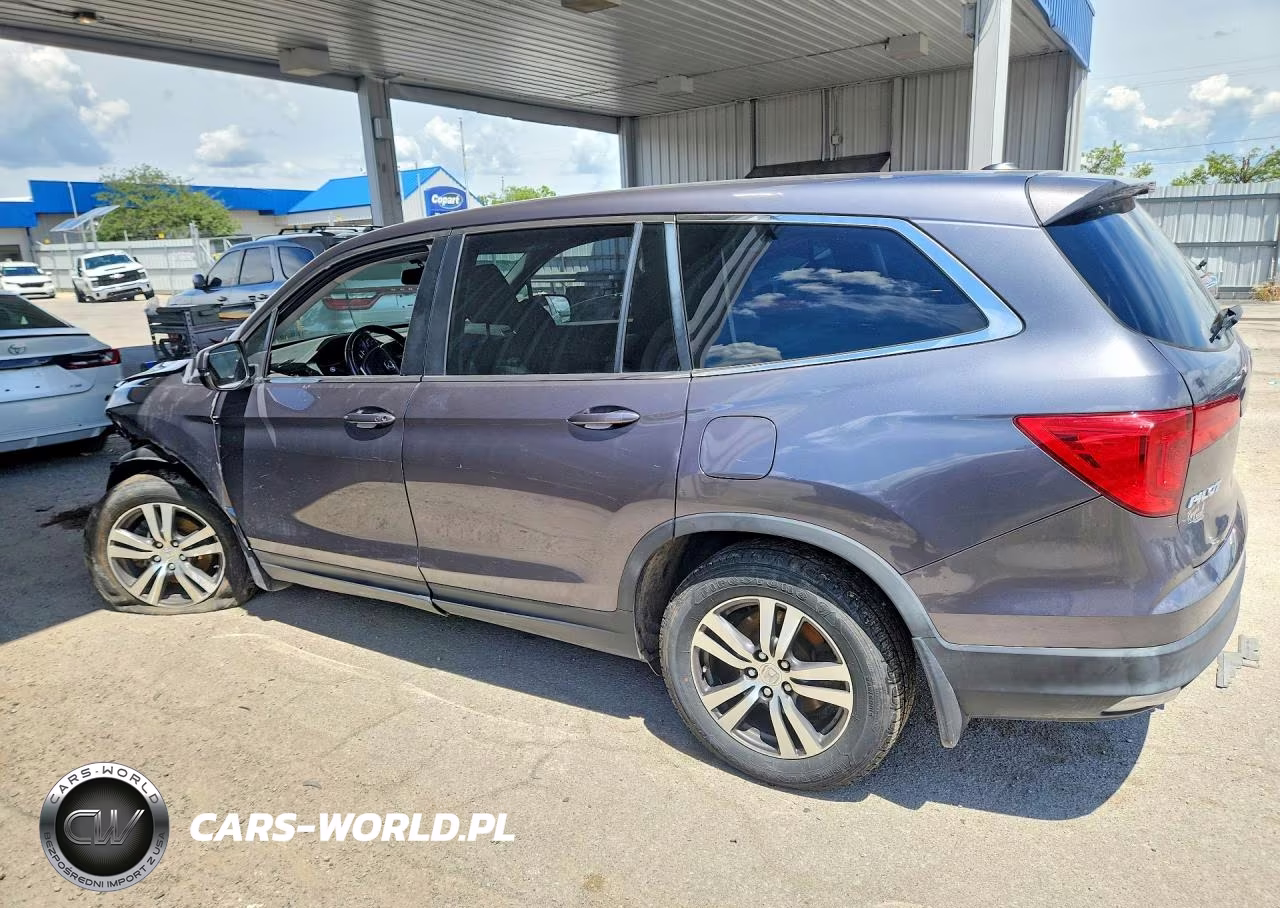 2017 Honda Pilot Exl VIN:5FNYF6H88HB016653 - 2
