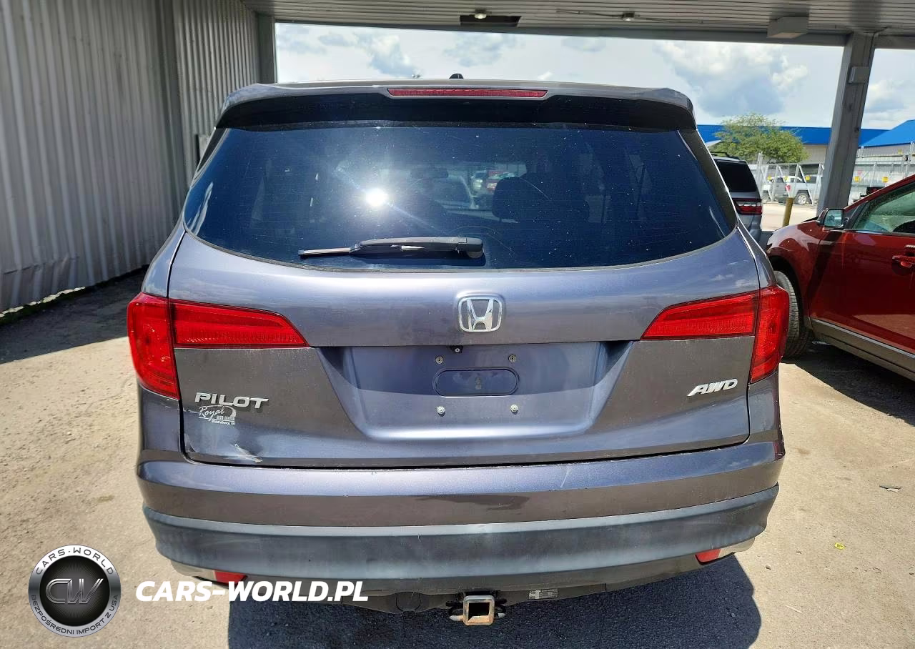 2017 Honda Pilot Exl VIN:5FNYF6H88HB016653 - 6
