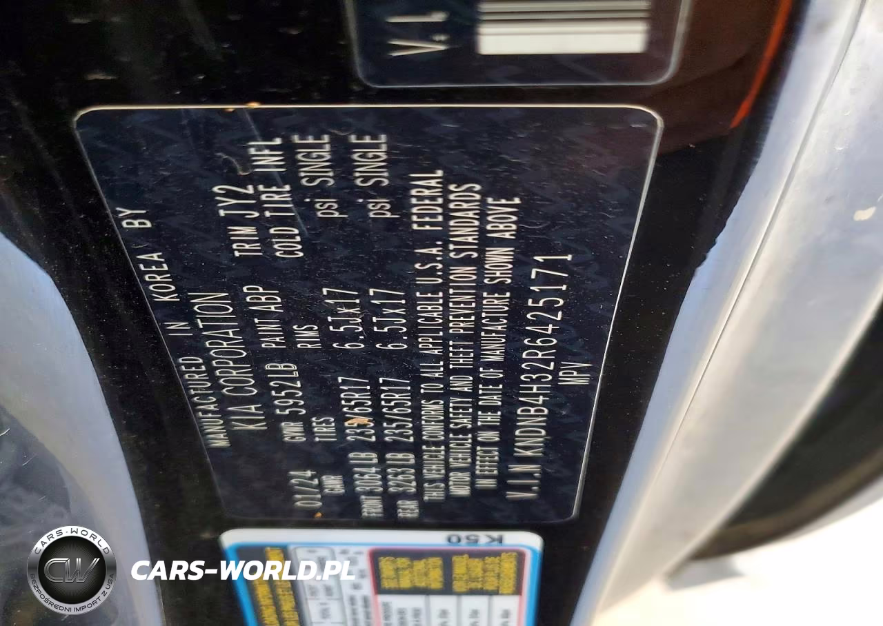 2024 Kia Carnival Lx VIN:KNDNB4H32R6425171 - 14